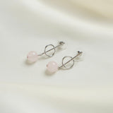 Shein- Powder Pink Drop Earrings