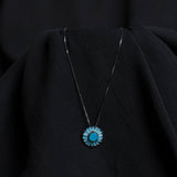 Shein- Blue Flower Necklace