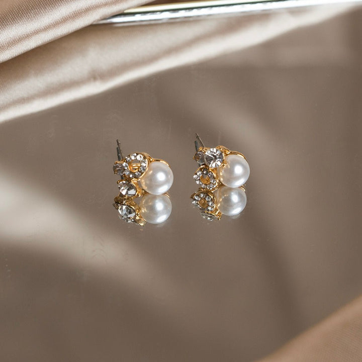 Shein- Golden Pearl Studs