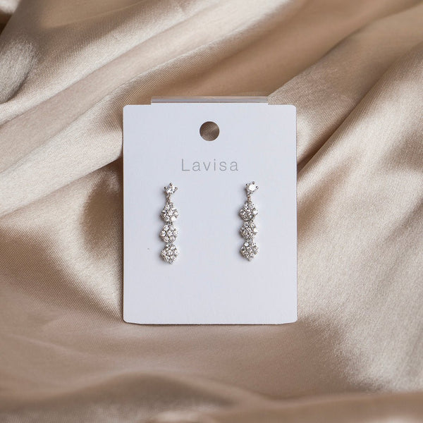 Shein- Drop Silver Earrings