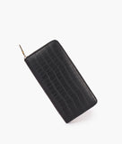 RTW - Black crocodile pattern wallet