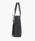 RTW - Black tote bag with detachable pouch