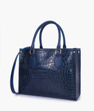 RTW - Blue on-the-go crocodile handbag