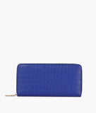 RTW - Blue crocodile pattern wallet