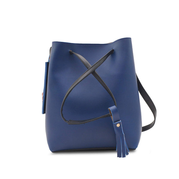 Astore- Navy Leather Bag