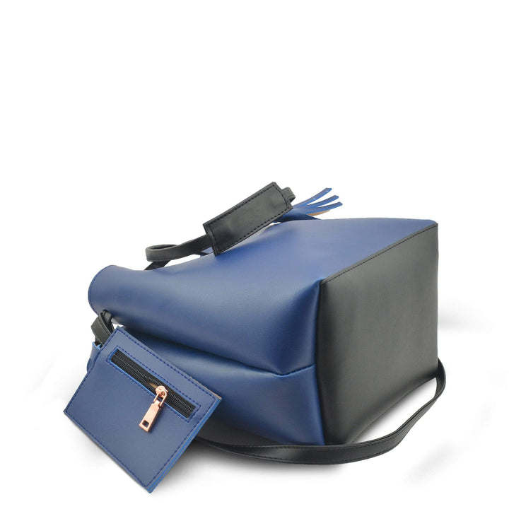 Astore- Navy Leather Bag