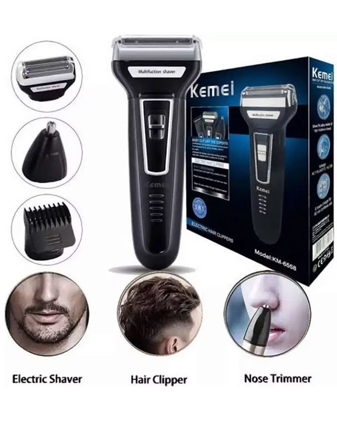 Kemei- KM-6330 Professional Hair Trimmer 3 In 1