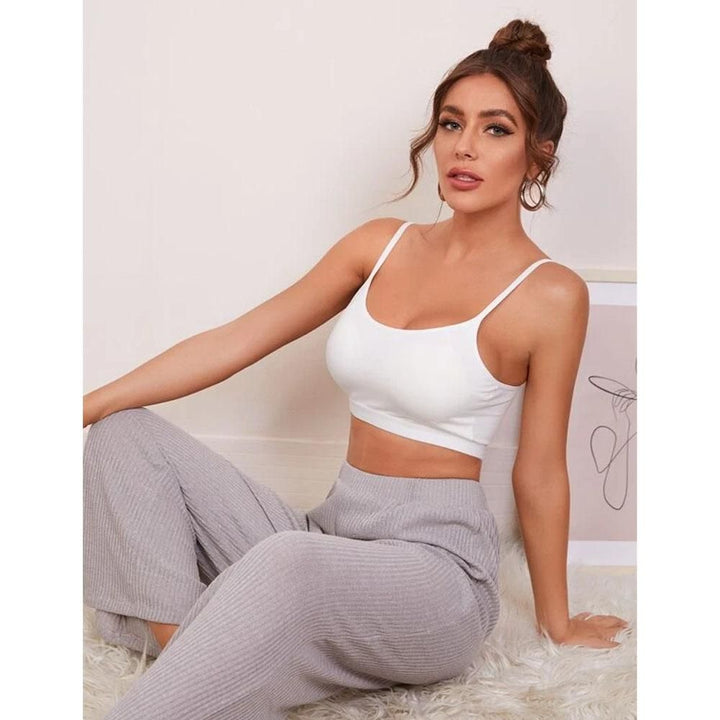 Shein- Plain Wireless Bra