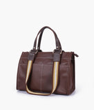 RTW - Brown dual-pocket mini tote bag