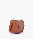 RTW - Brown saddle bag with twist lock