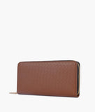 RTW - Brown weave pattern wallet