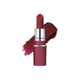 Mac Mini Lipstick Bow With The Flow: Deep red wine (Powder Kiss)