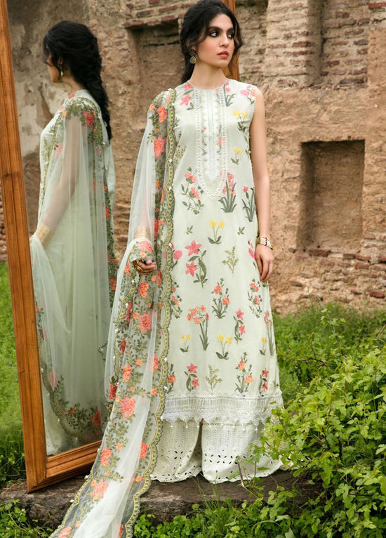 Bulbul By Saira Rizwan Embroidered Lawn Suits Unstitched 3 Piece- Motia- SR-09