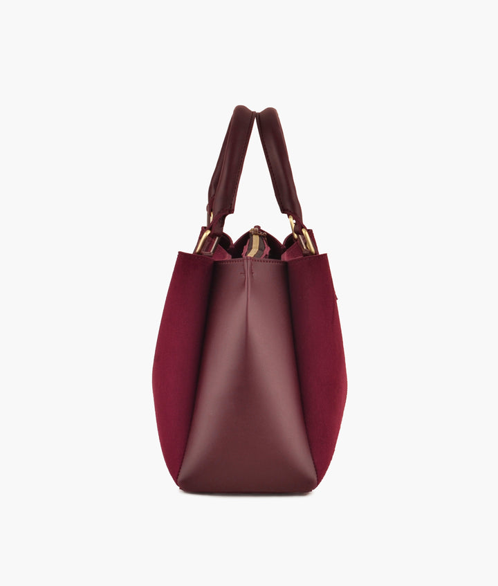 RTW - Burgundy suede mini bag