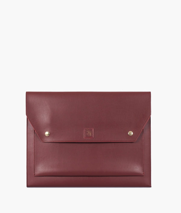 RTW - Burgundy laptop sleeve 17"