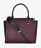 RTW - Burgundy classic top-handle bag