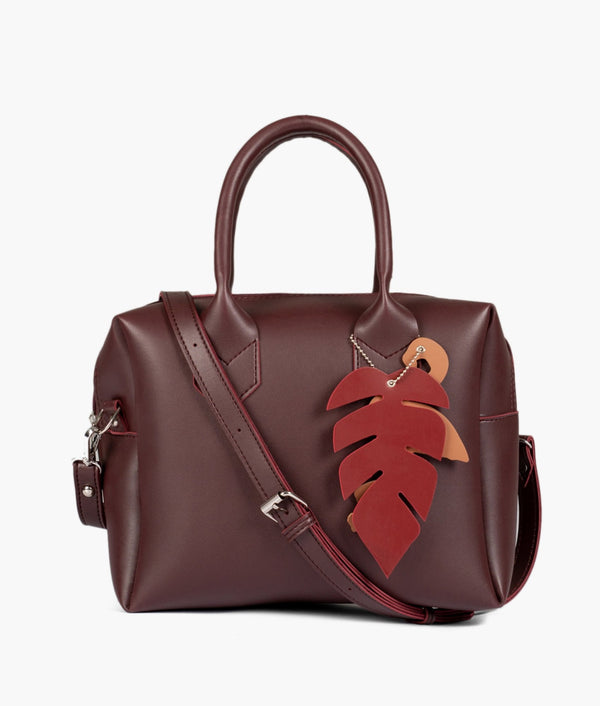 RTW - Burgundy mini bowling bag