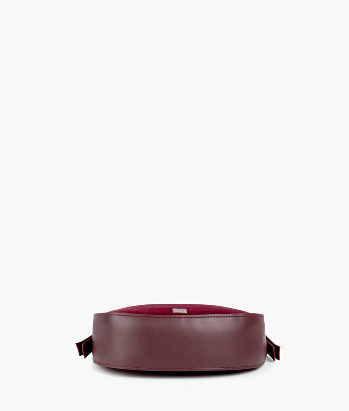 RTW - Burgundy suede hobo bag