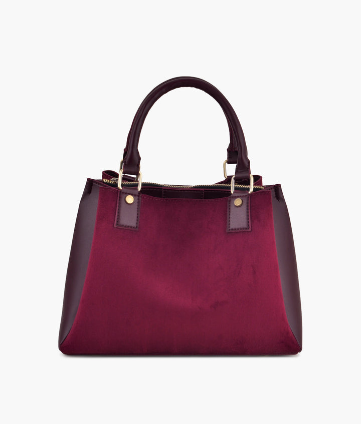 RTW - Burgundy suede mini bag