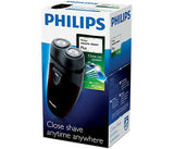 Philips battery shaver, close cut, 30 minutes