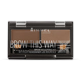 Rimmel- Brow This Way Eyebrow Sculpting Kit, Medium Brown