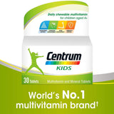 Vitamins & Supplement centrum kids chewable UK 30 tab