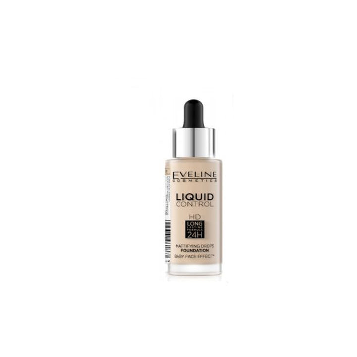 Eveline- Liquid Control mattifying drops foundation # 15, 32ml