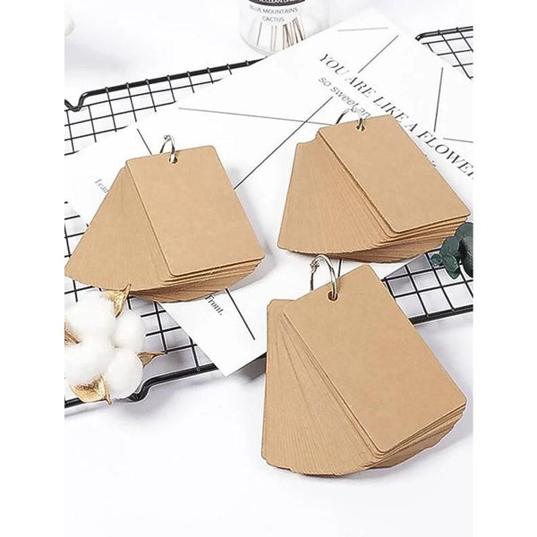 Shein- 1pc Kraft Paper Ring Memo Pad