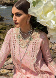 Crimson Embroidered Lawn Suits Unstitched 3 Piece CR23E Summer Rosettes D2A - Luxury Collection