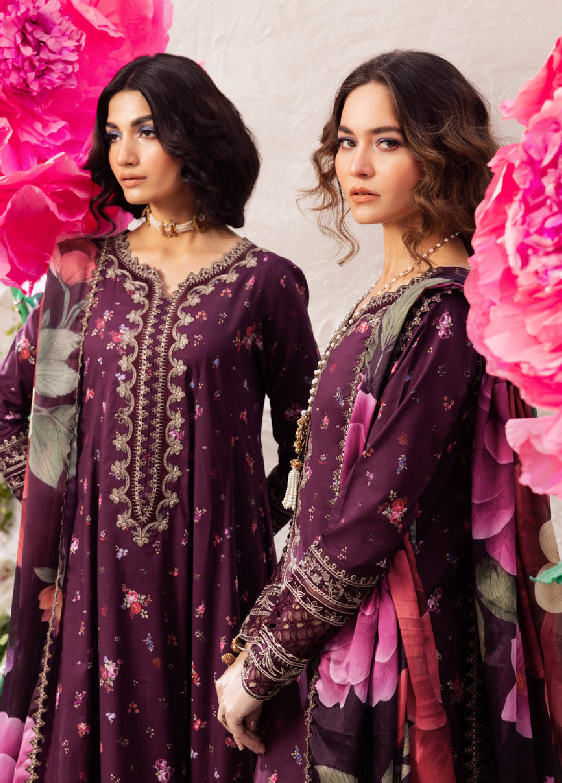Iznik Embroidered Net Suits Unstitched 3 Piece IZ21M IMC-09 REVERIE - Luxury Formals Collection main image 0