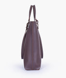 RTW - Dark brown double-handle tote bag