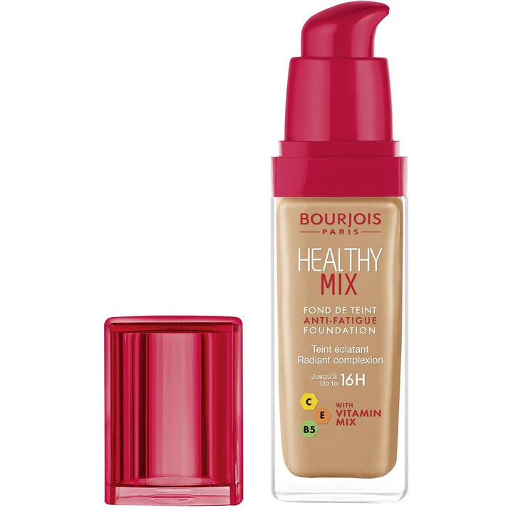 Bourjois- Healthy Mix Anti-Fatigue. Foundation. 56 Light tan. 30 ml – 1 fl oz