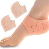 Silicone gel heel pad socks for pain relief and anti crack