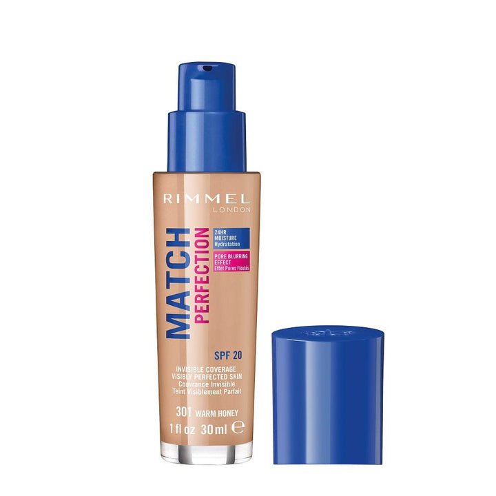 Rimmel- Match Perfection Foundation, Warm Honey, 30 ml