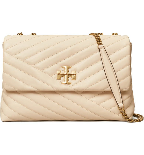 Tory Burch-Kira Chevron convertible New Ivory