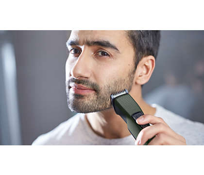 Philips Beard Trimmer 1mm Stubble Comb, USB Charging Cable, 5 -7 mm Be Bagallery