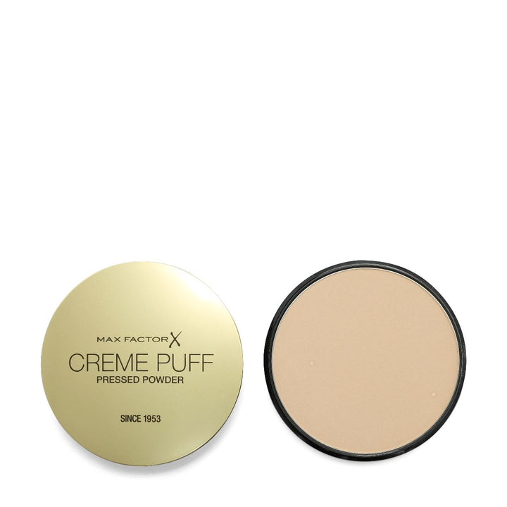 Max Factor Creme Puff, Pressed Compact Powder, 085 Light N Gay, 21 G