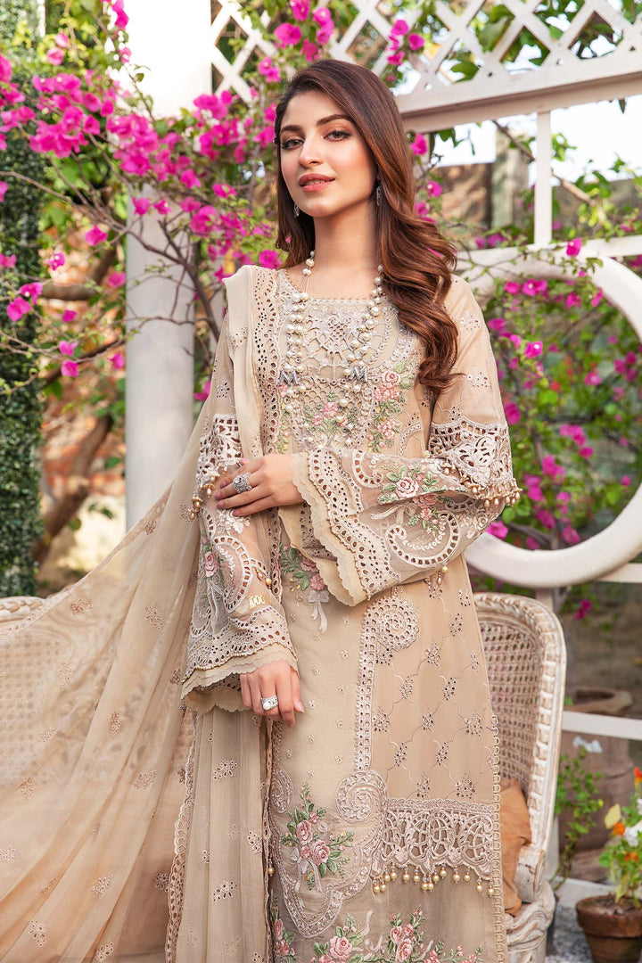 Maria B- Lawn 3 piece Unstitched Suit- D6