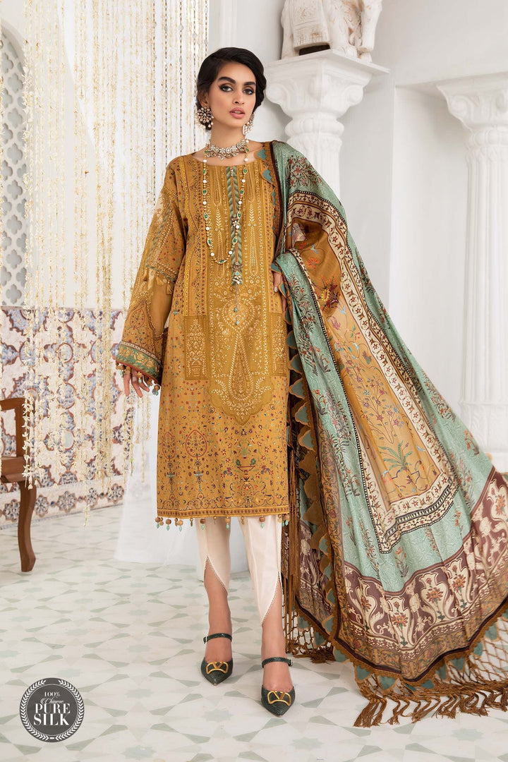 Maria B- Lawn 3 piece Unstitched Suit- D9