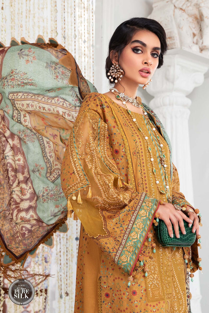 Maria B- Lawn 3 piece Unstitched Suit- D9