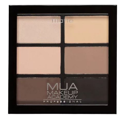 MUA PROFESSIONAL 6 PAN PALETTE - NATURAL ESSENTIALS