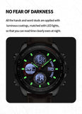 Naviforce Black Dial Dual Time Brown Strap Watch