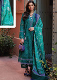 Kesh By Farah Talib Aziz - Embroidered Lawn Suits Unstitched 3 Piece FTA23K FTA-05 Atlas Emerald - Luxury Collection