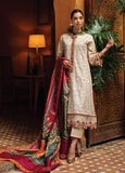Kesh By Farah Talib Aziz - Embroidered Lawn Suits Unstitched 3 Piece FTA23K FTA-10 Kasbah Sand - Luxury Collection