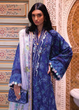 Kesh By Farah Talib Aziz - Embroidered Lawn Suits Unstitched 3 Piece FTA23K FTA-11 Jardin Blue - Luxury Collection