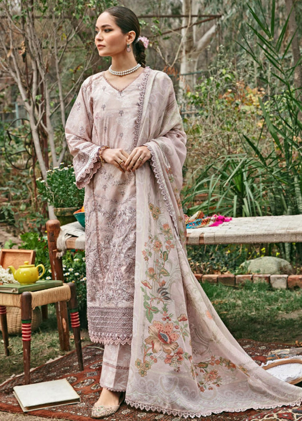 Florent Embroidered Lawn 3 Piece Unstitched Suit FL24LL-8A