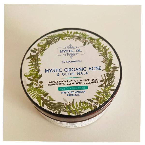 Mystic By Mehreen- Organic Acne & Glow Mask by Mahreen , 50gm