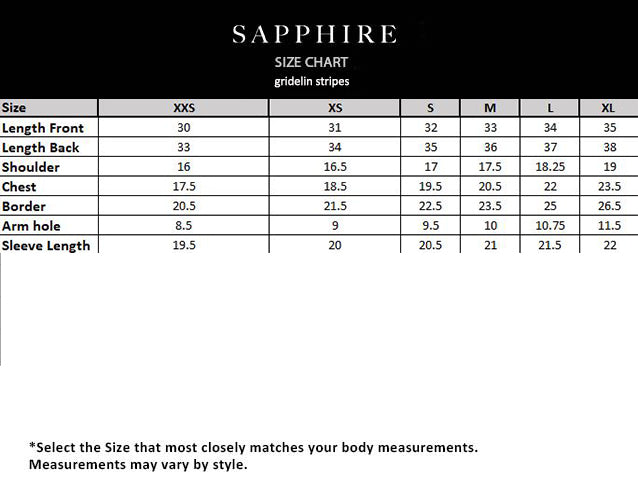 Sapphire- Gridelin Strips