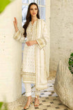 Gul Ahmed - 3PC Unstitched Gold Cotton Printed Suit CBN-22020