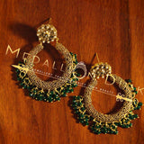 Medallion Dusk- Mesh Ring Earrings